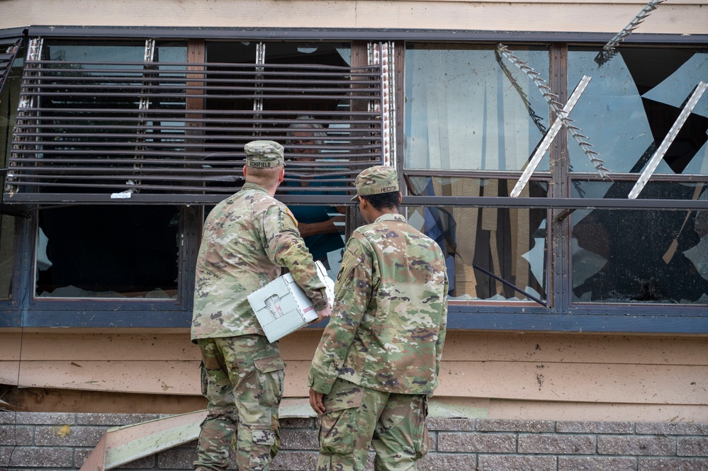 Florida Guard delivers supplies to senior communities devastated by Milton