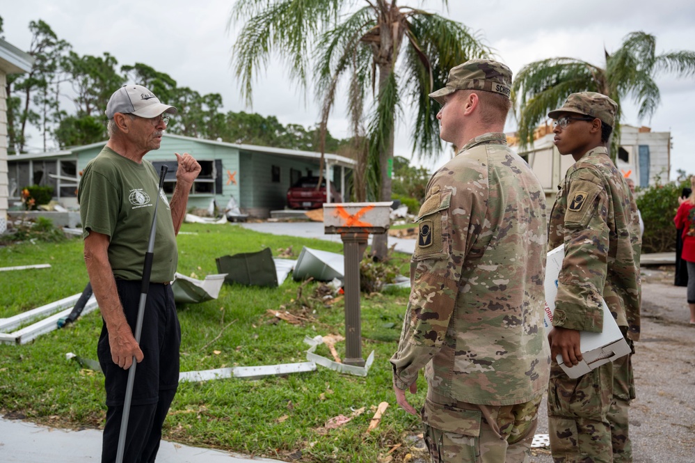 Florida Guard delivers supplies to senior communities devastated by Milton