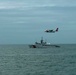 Coast Guard Air Station Miami aircrews fly over cutters in Tampa Bay after Hurricane Milton