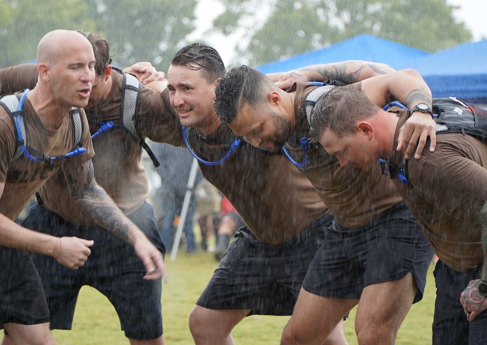 JEB Little Creek-Fort Story CPO Selects compete in cadence and guidon competition