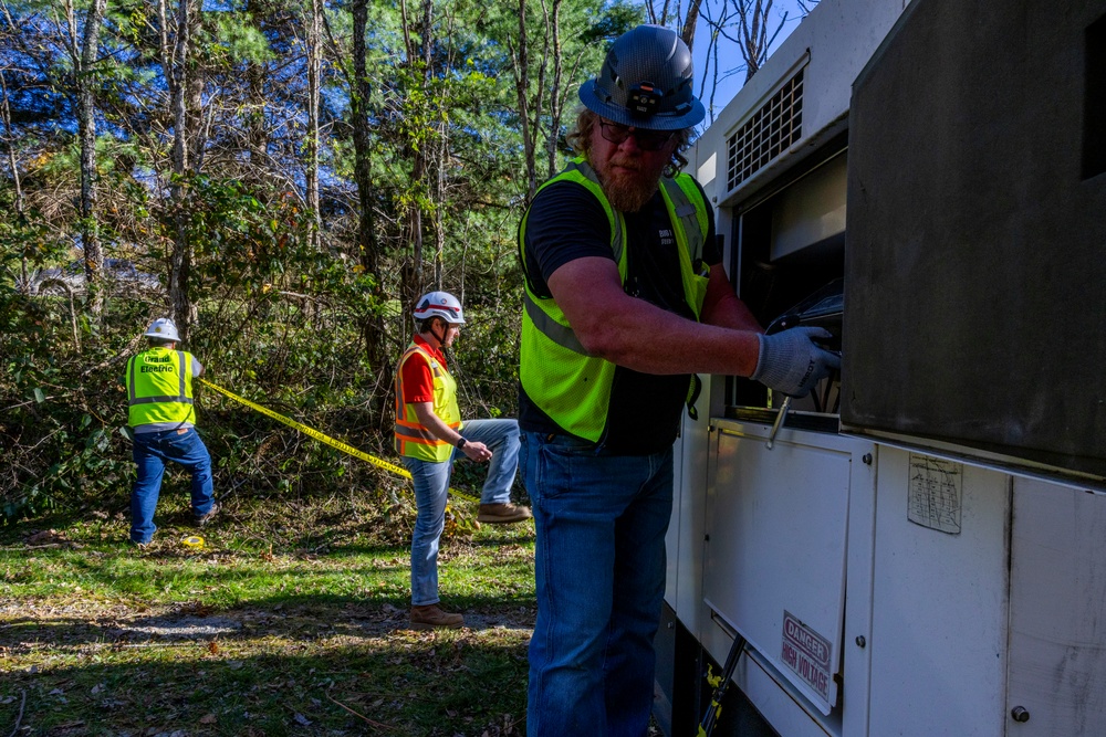 Army Corps responds to Hurricane Helene, provides temporary emergency power to North Carolina communities