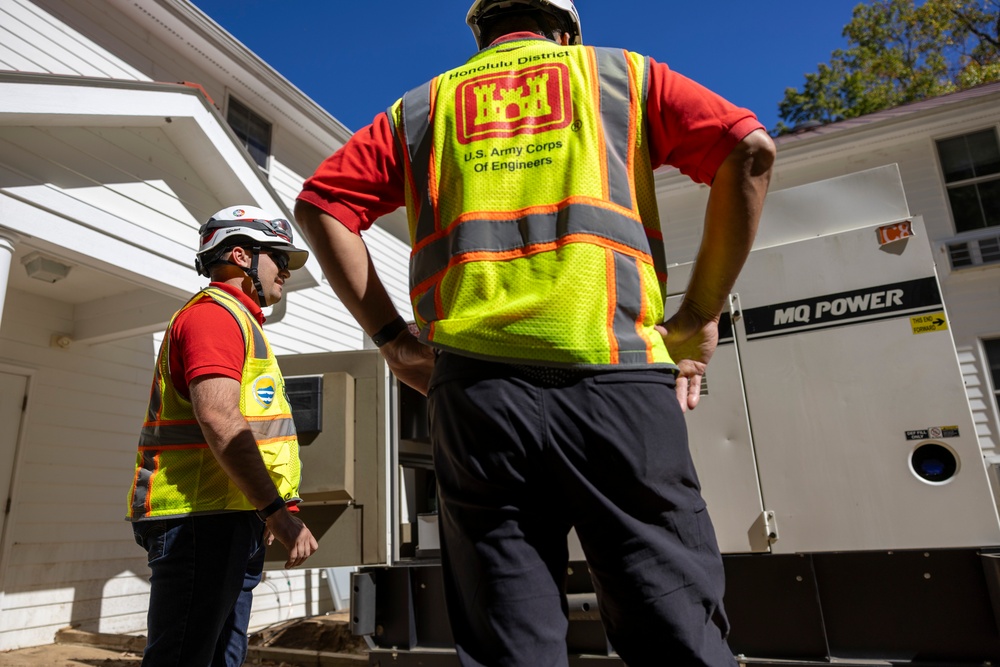 Army Corps responds to Hurricane Helene, provides temporary emergency power to North Carolina communities