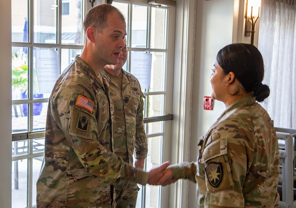 50th Regional Support Group commander recognizes Soldiers’ excellent performance during Hurricane Milton