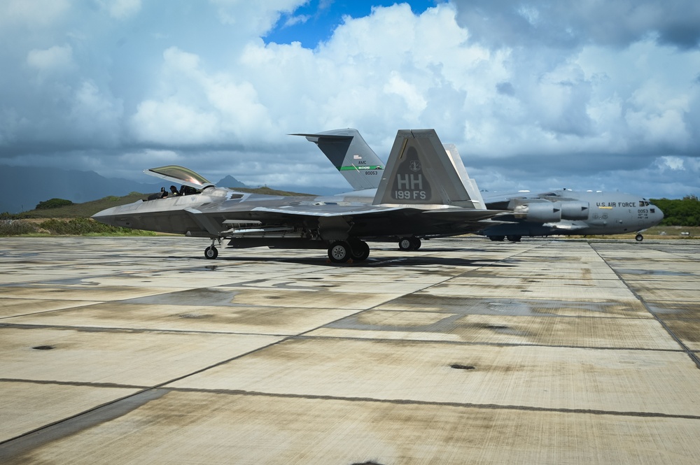 Refueling Hickam's F-22s: A Key Mission for the 62d Airlift Wing in Rainier War 25A