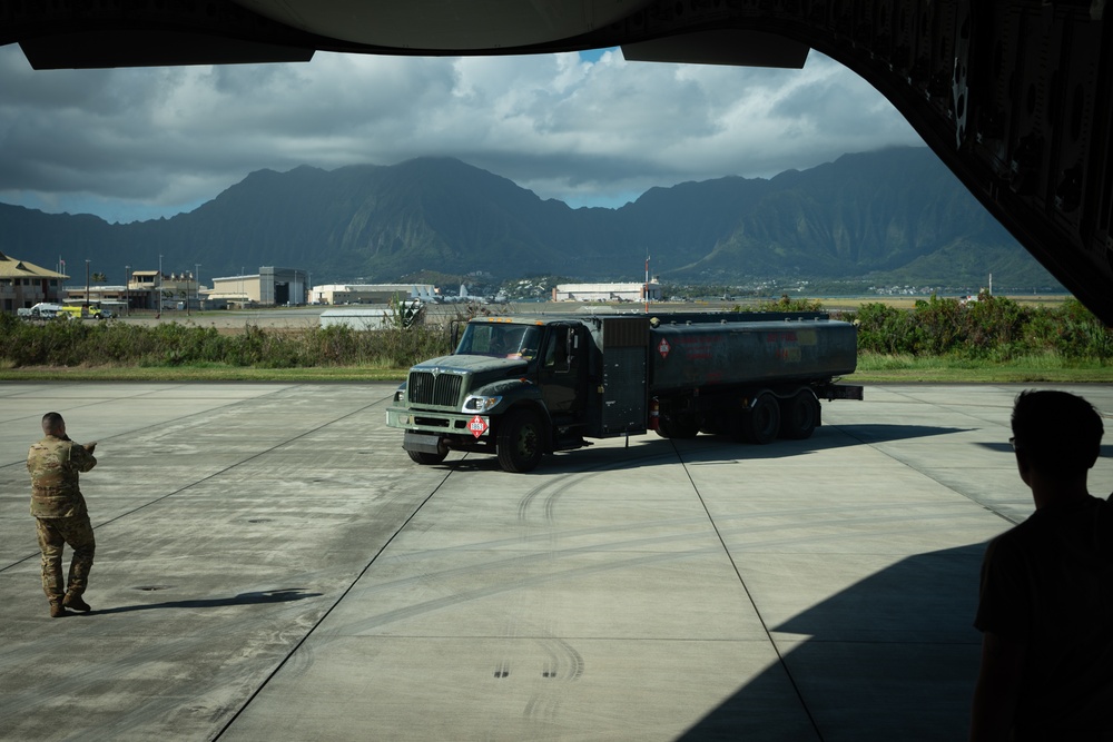 Refueling Hickam's F-22s: A Key Mission for the 62d Airlift Wing in Rainier War 25A