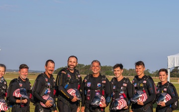 Soldiers from the U.S. Army Parachute Team compete, win gold at skydiving world championships