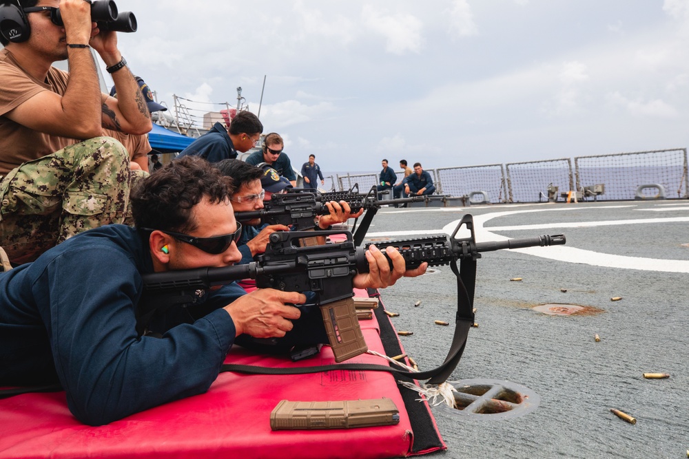 John S. McCain Live fire gun exercise