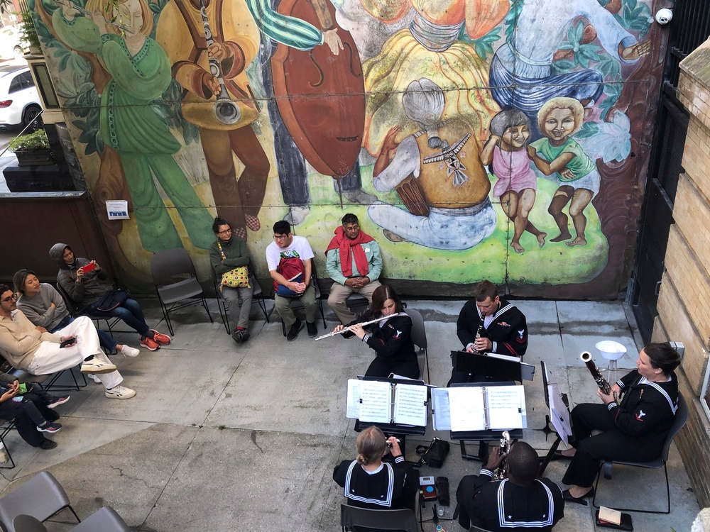 Navy Band Southwest’s Woodwind Quartet holds a free public concert
