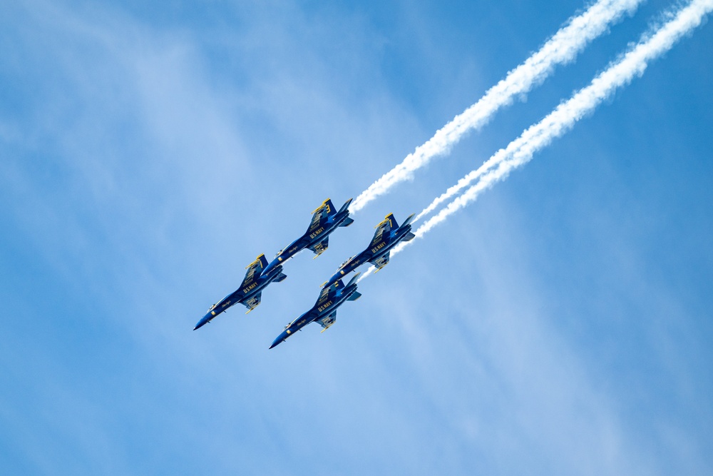 U.S. Navy Blue Angels perform during San Francisco Fleet Week