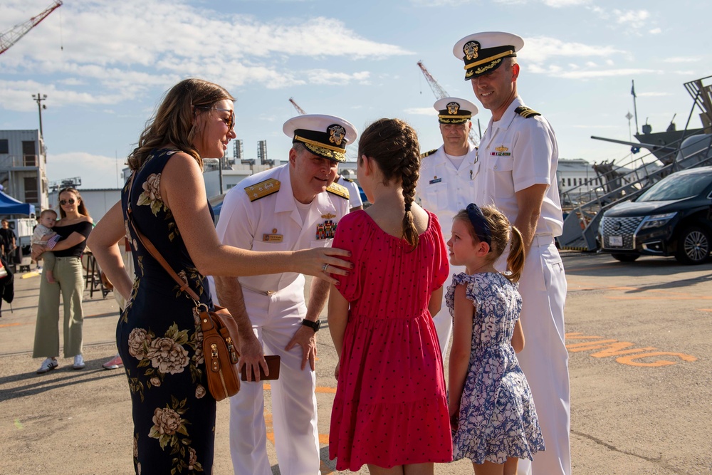 USS Preble arrives at CFAY