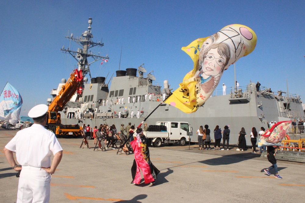 USS Preble Arrives in Yokosuka to join Commander, Destroyer Squadron 15