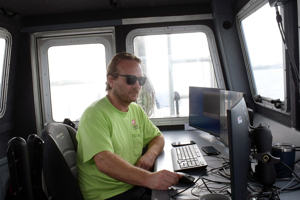 USACE Survey Vessels deployed in Hurricane Milton Response to Tampa Harbor