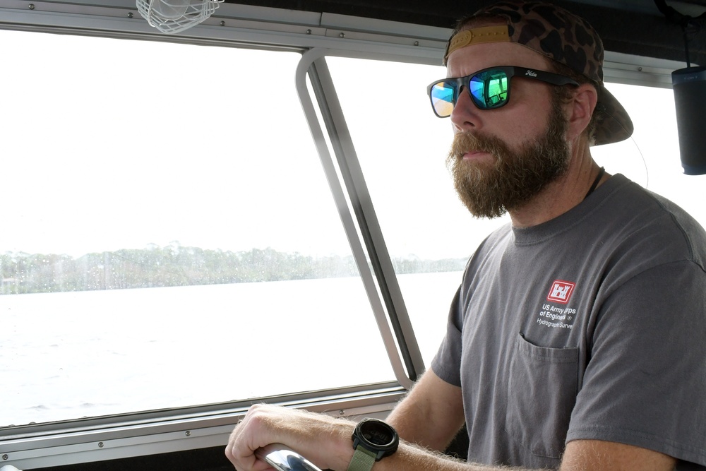 USACE Survey Vessels deployed in Hurricane Milton Response to Tampa Harbor