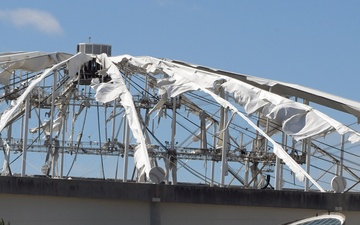 Hurricane Milton tears roof off of Tampa Bay Rays’ Tropicana Field