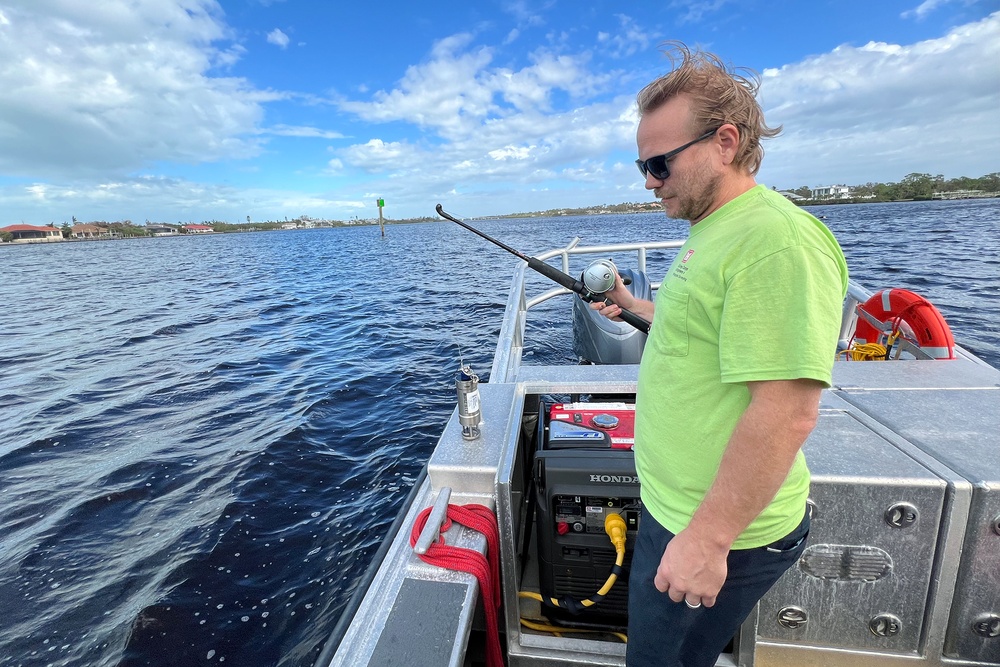 USACE Survey Vessels deployed in Hurricane Milton Response to Tampa Harbor