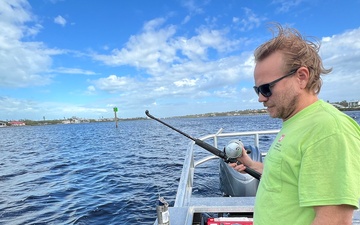 USACE Survey Vessels deployed in Hurricane Milton Response to Tampa Harbor