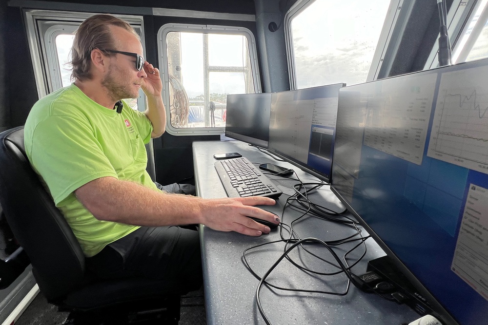 USACE Survey Vessels deployed in Hurricane Milton Response to Tampa Harbor