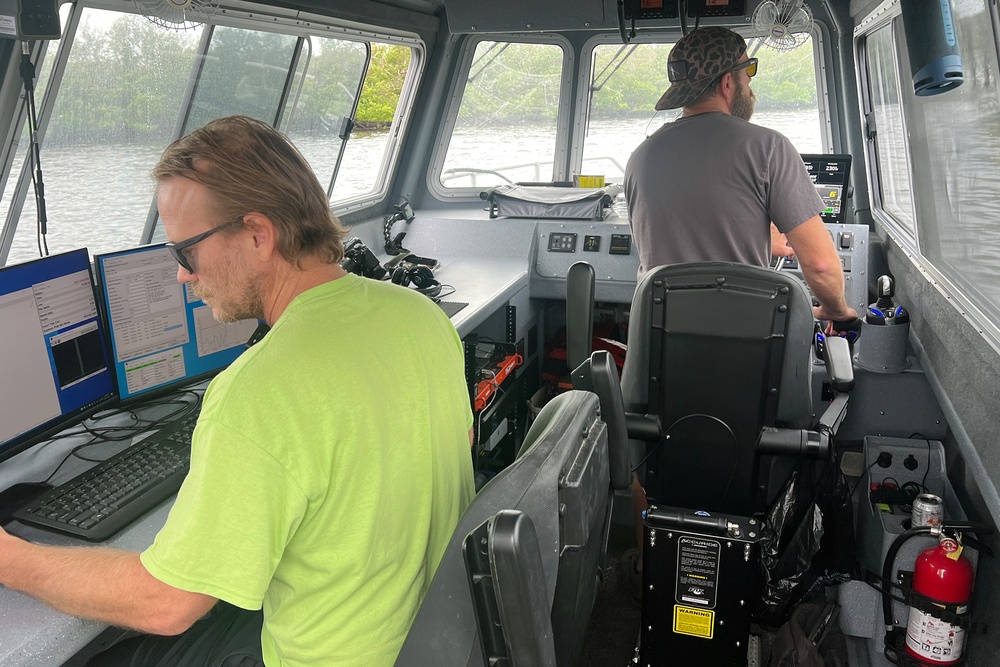 USACE Survey Vessels deployed in Hurricane Milton Response to Tampa Harbor