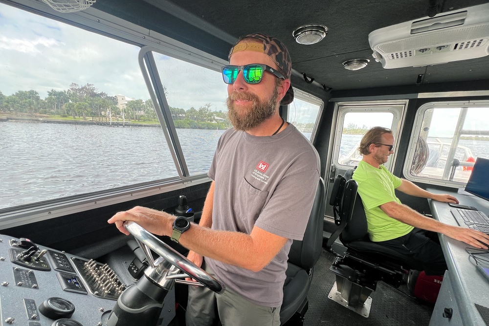 USACE Survey Vessels deployed in Hurricane Milton Response to Tampa Harbor