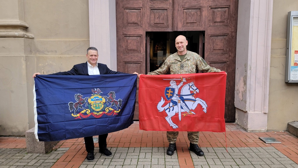 PAARNG and Lithuanian chaplains meet