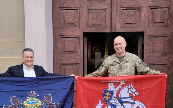PAARNG and Lithuanian chaplains meet