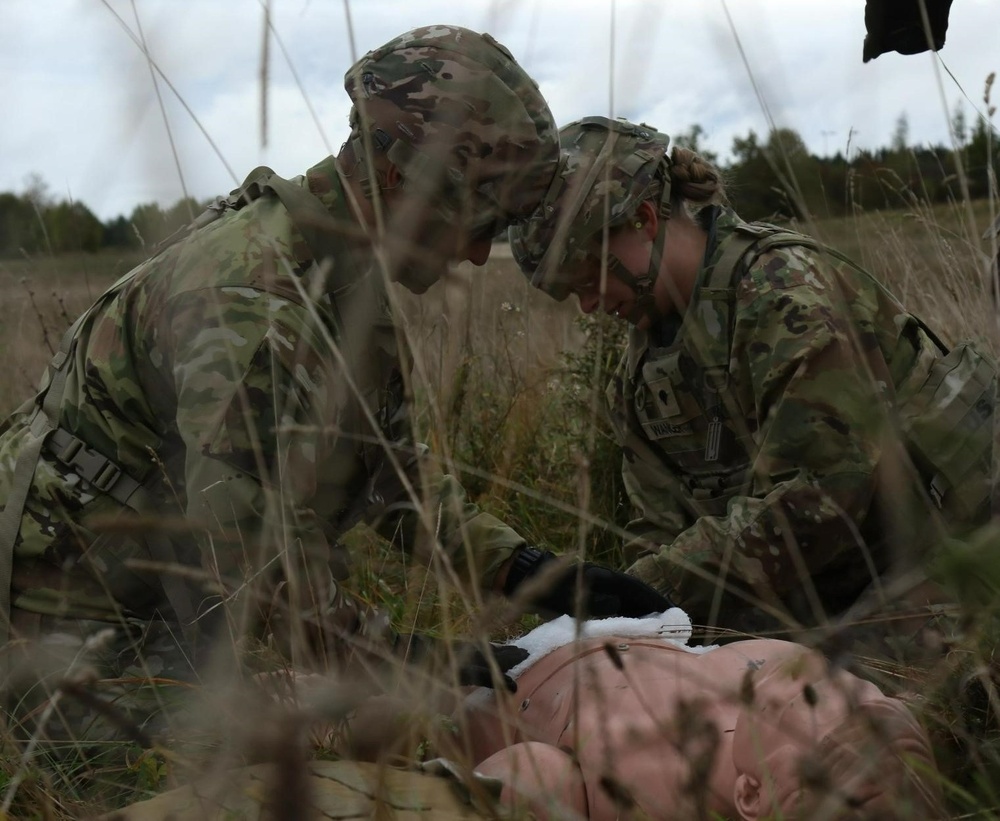 56th SBCT rehearses air medevac