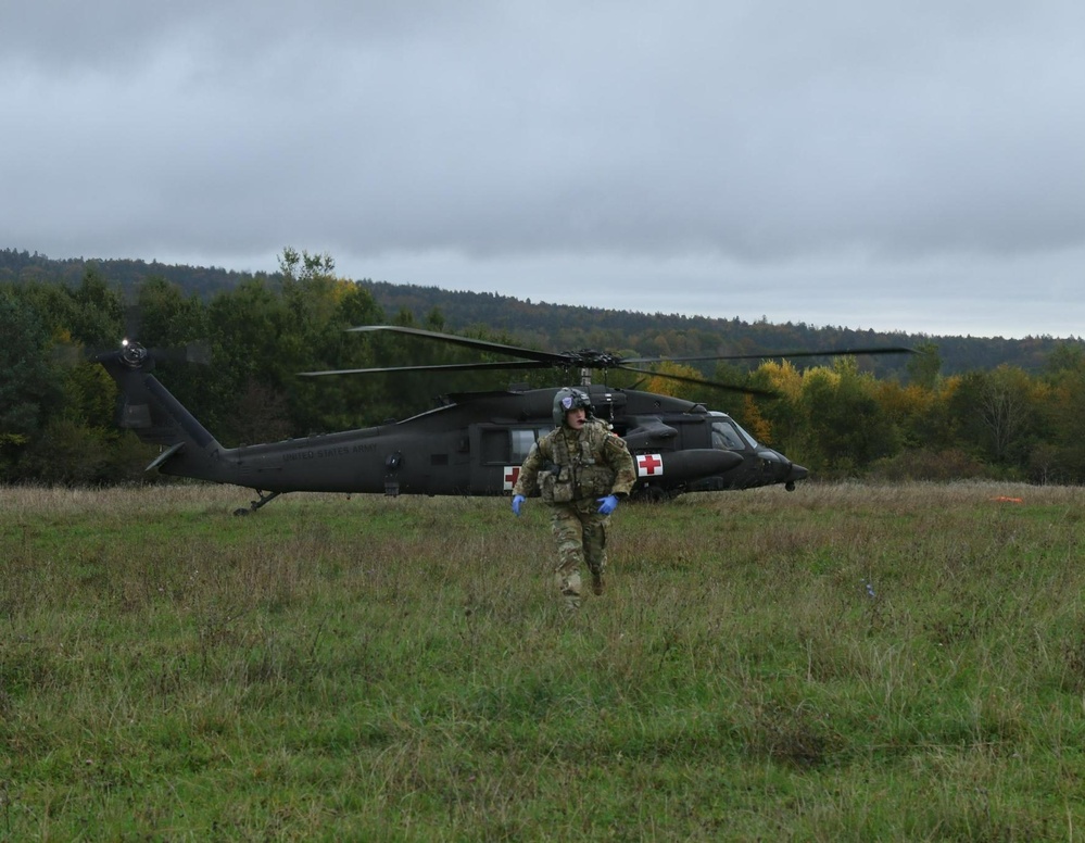 56th SBCT rehearses air medevac