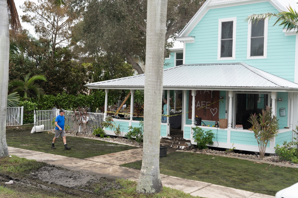 Damage from Hurricane Milton