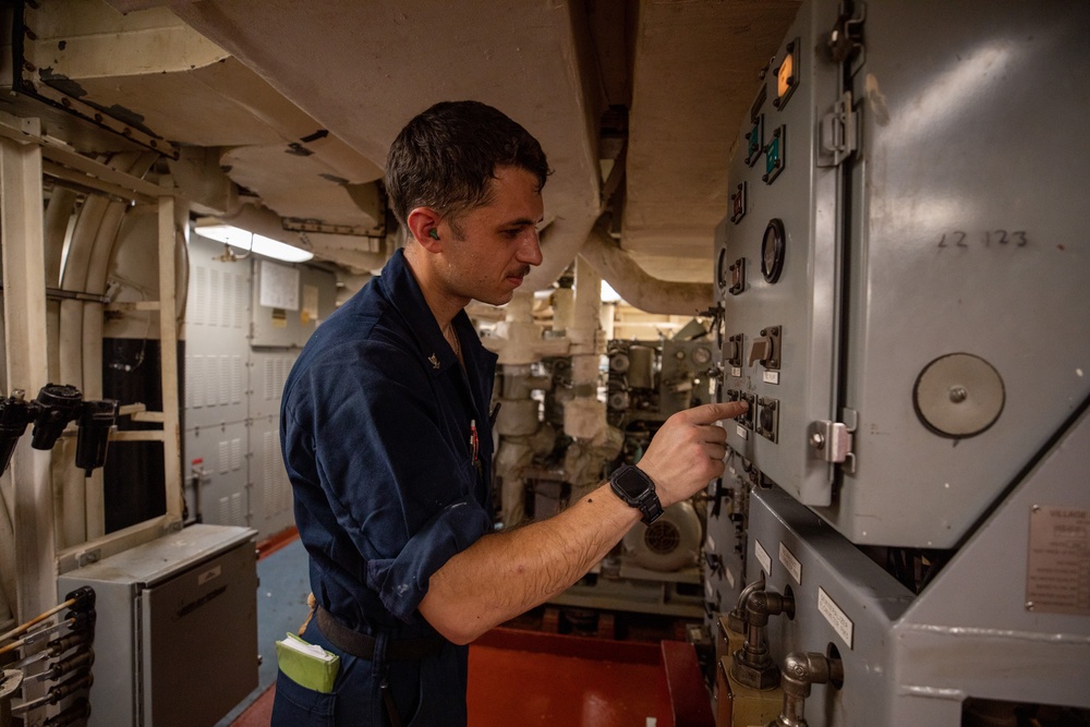 Generator Water Wash aboard the USS Cole