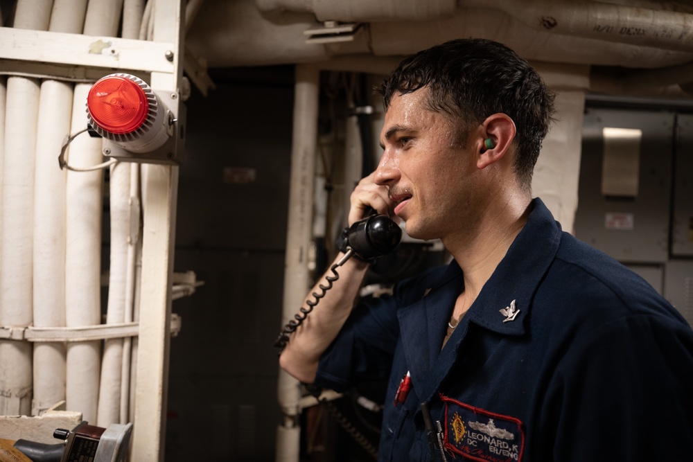 Generator Water Wash aboard the USS Cole