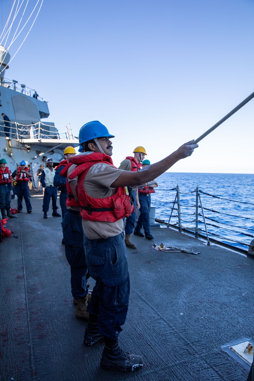 Small Boat Operations aboard the USS Cole