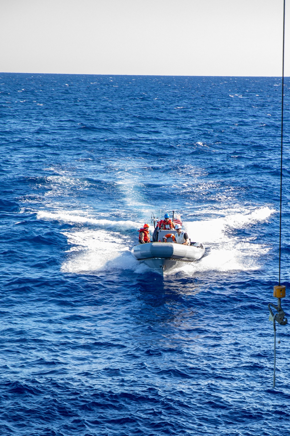 Small Boat Operations aboard the USS Cole