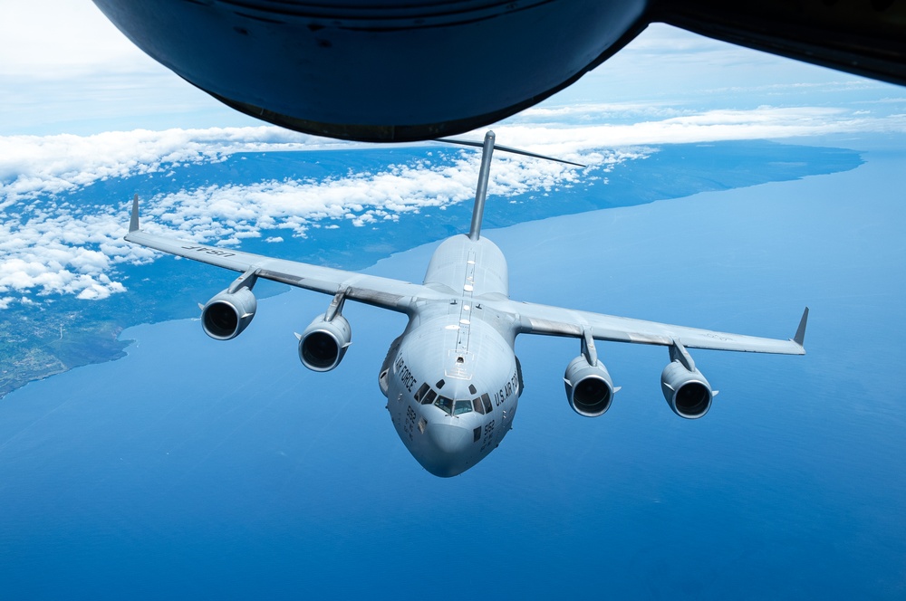 Hawaii ANG Tanker Supports Airlift, Fighter Ops during JPMRC 25-01