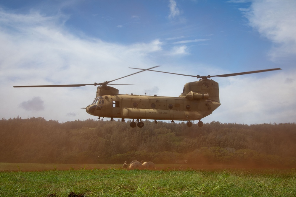 25th CAB Executes Sling Load Operations, Resupply During JPMRC 25-01