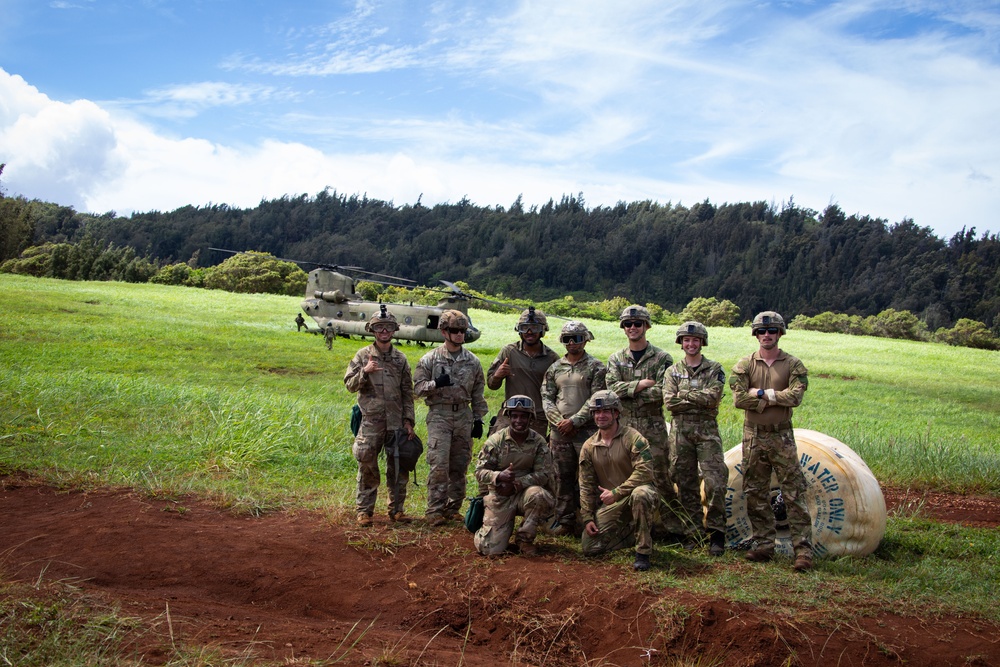 25th CAB Executes Sling Load Operations, Resupply During JPMRC 25-01