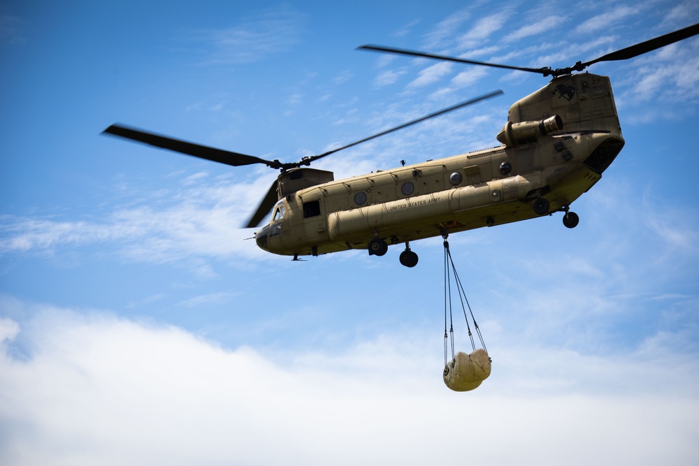 25th CAB Executes Sling Load Operations, Resupply During JPMRC 25-01