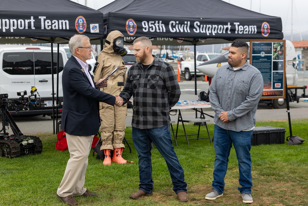 The San Francisco Fleet Week Association honors California-based U.S. Armed Forces members