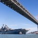 U.S. Navy, Coast Guard and local emergency service ships participate in a Parade of Ships event in the San Francisco Bay