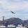 U.S. Navy Flight Demonstration Squadron, the Blue Angels, perform aerobatic formation maneuvers over San Francisco U.S. Navy Flight Demonstration Squadron, the Blue Angels, perform aerobatic formation maneuvers over San Francisco