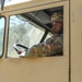 3rd Expeditionary Sustainment Command unload shipping containers in Fairview, North Carolina