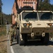 3rd Expeditionary Sustainment Command unload shipping containers in Fairview, North Carolina