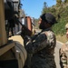 3rd Expeditionary Sustainment Command unload shipping containers in Fairview, North Carolina