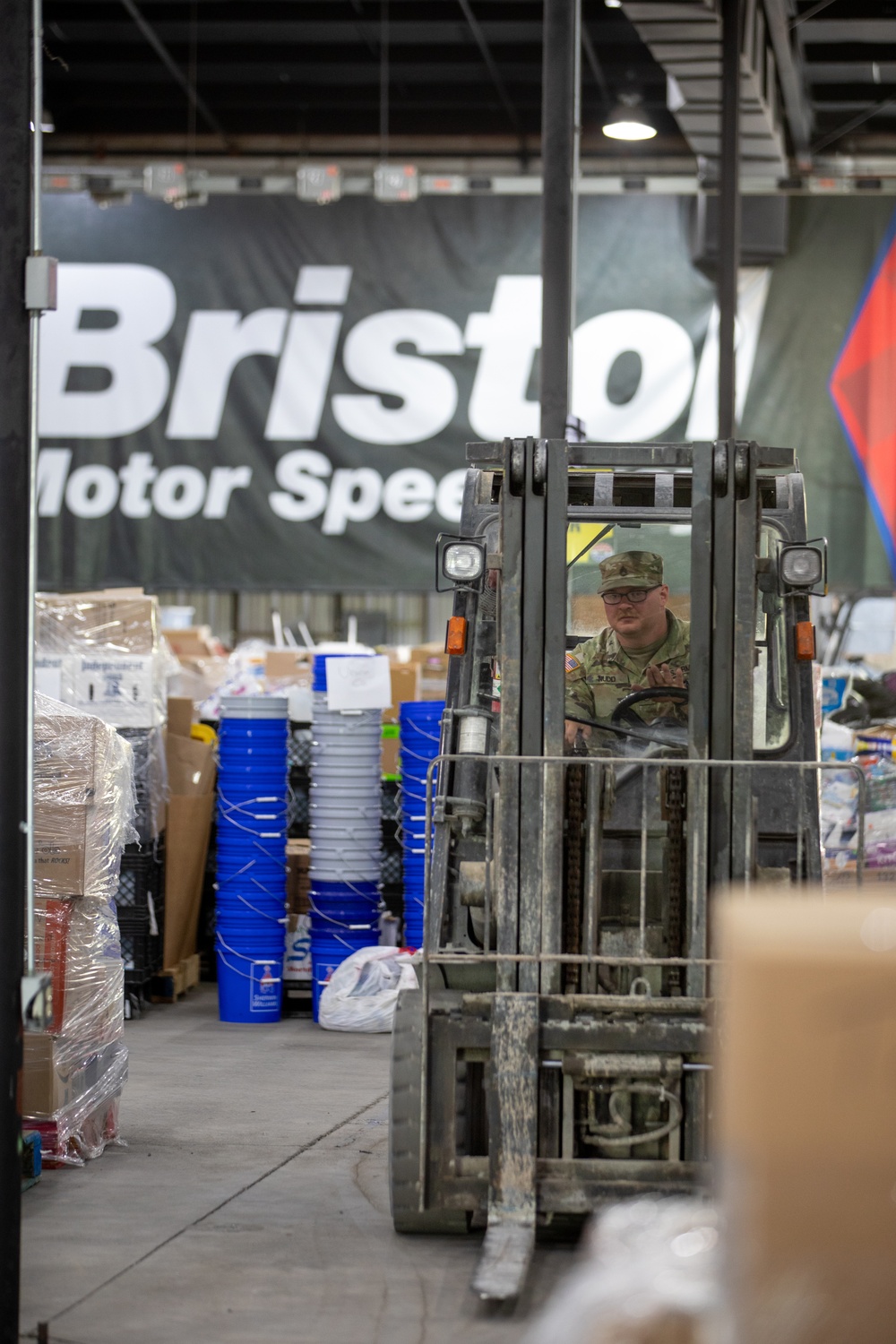 Bristol Motor Speedway donation center