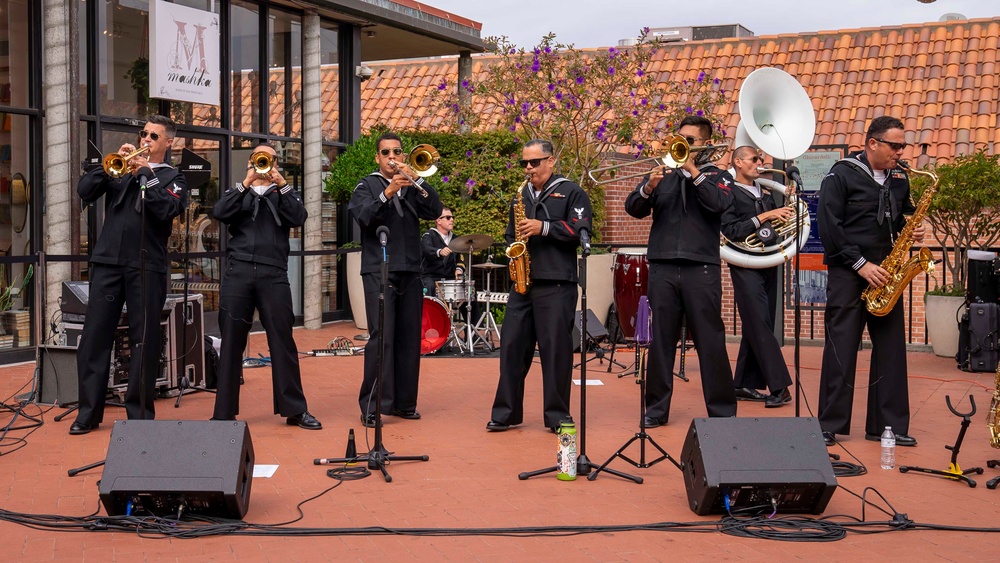 Navy Band Southwest’s 32nd Street Brass Band Performs During SFFW 2024