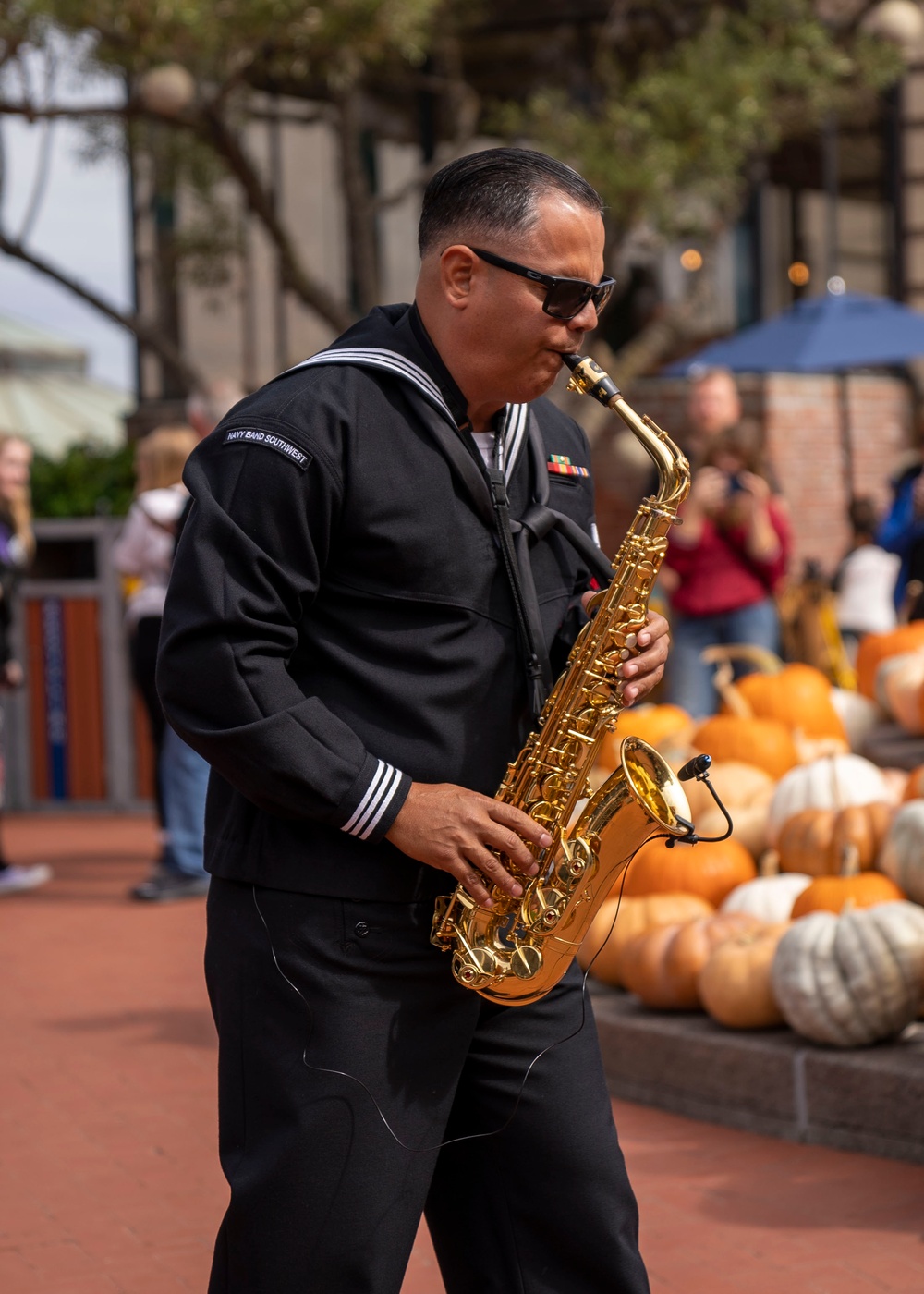 Navy Band Southwest’s 32nd Street Brass Band Performs During SFFW 2024