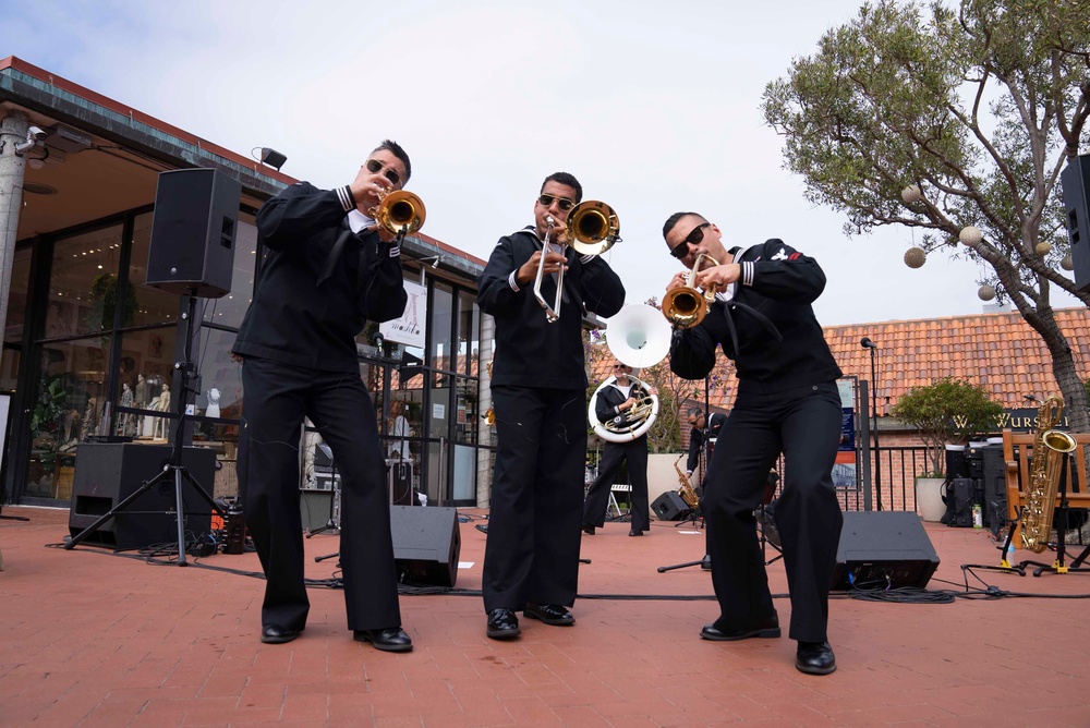 Navy Band Southwest’s 32nd Street Brass Band Performs During SFFW 2024