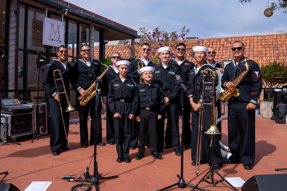 Navy Band Southwest’s 32nd Street Brass Band Performs During SFFW 2024
