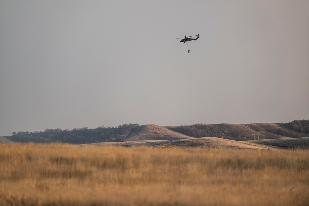 North Dakota National Guard responds to wildfires