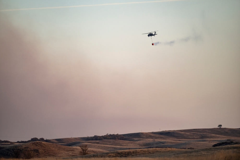 North Dakota National Guard responds to wildfires