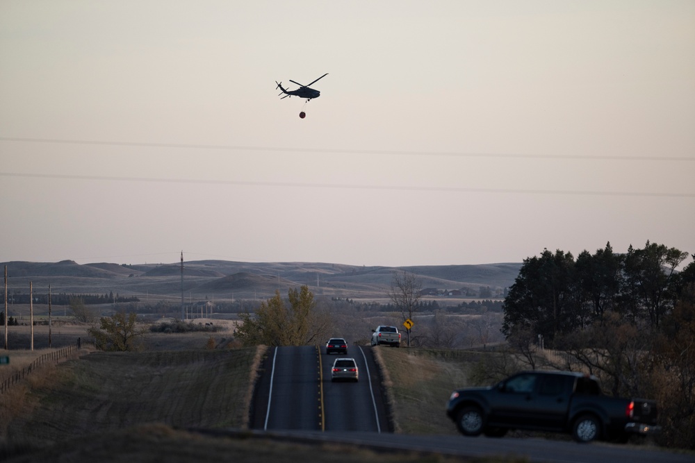 North Dakota National Guard responds to wildfires